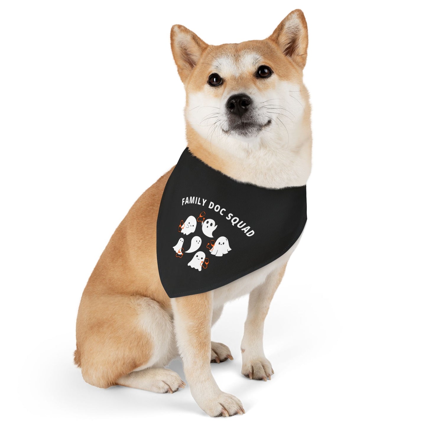 Ghostly Squad Pet Bandana