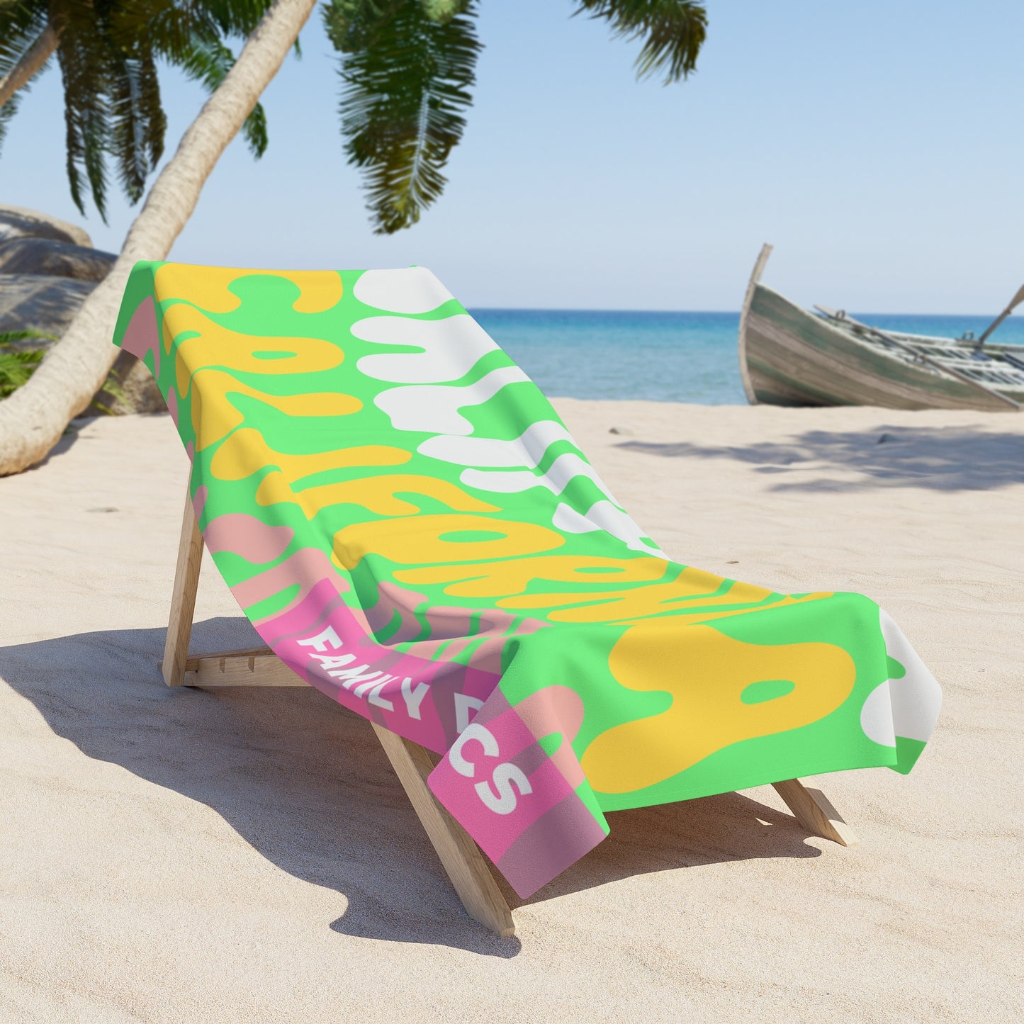 California Family Docs Beach Towel
