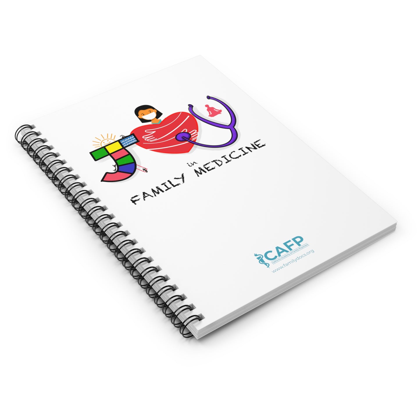 Joy in Family Medicine - Spiral Notebook - Ruled Line