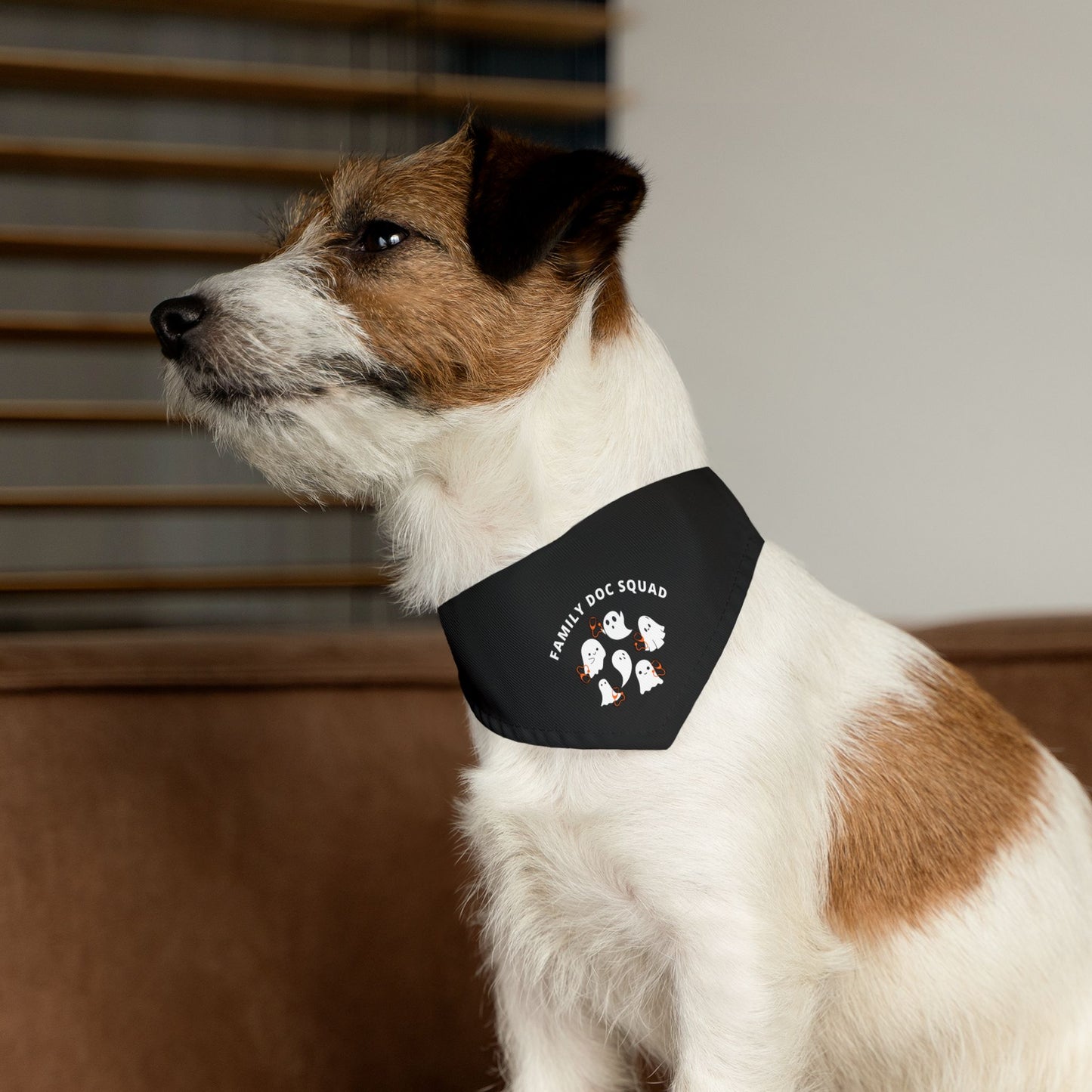 Ghostly Squad Pet Bandana
