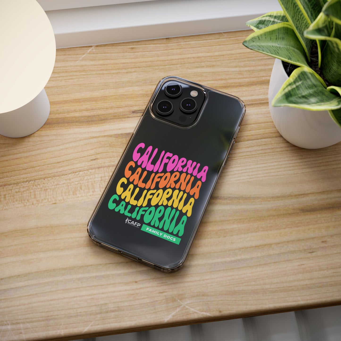 California Family Docs Clear iPhone Case