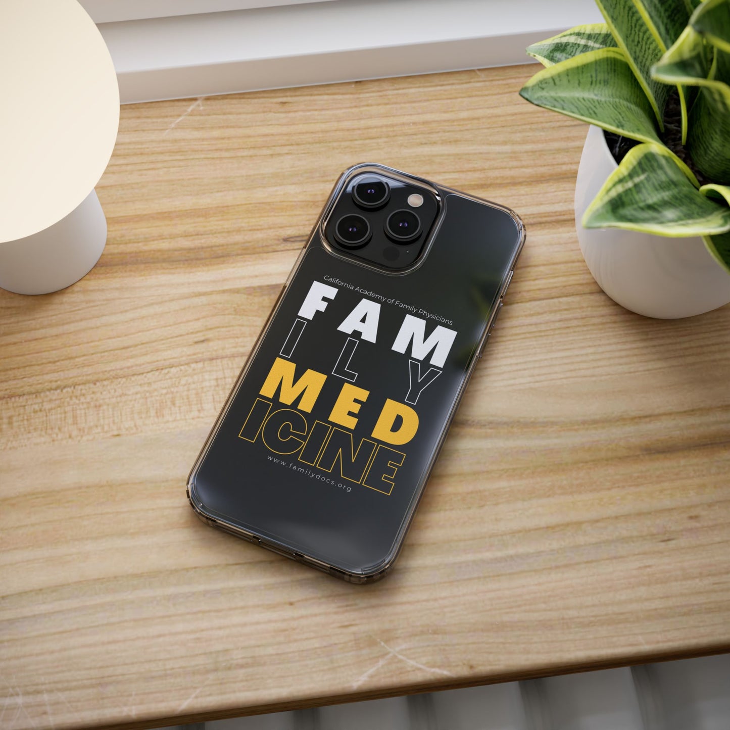 Family Medicine Clear iPhone Case