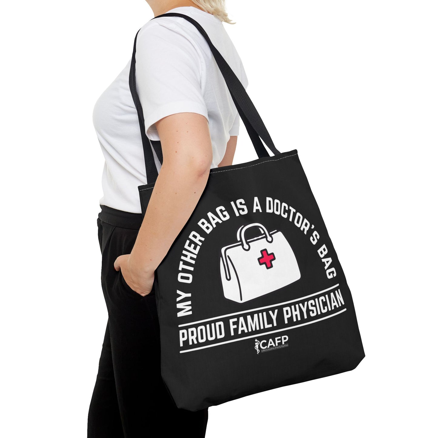 Proud Family Physician Tote Bag – “My Other Bag Is A Doctor’s Bag” Medical Doctor Tote