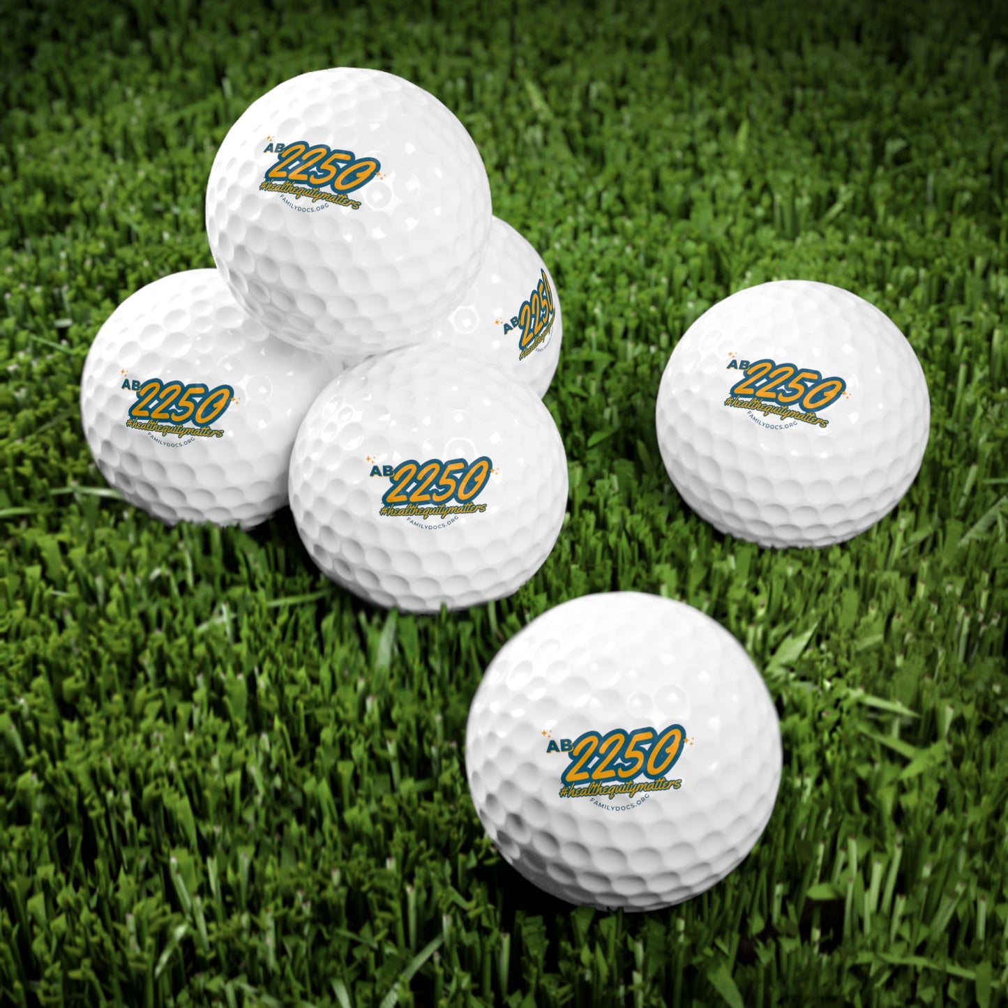AB2250 Golf Balls, 6pcs