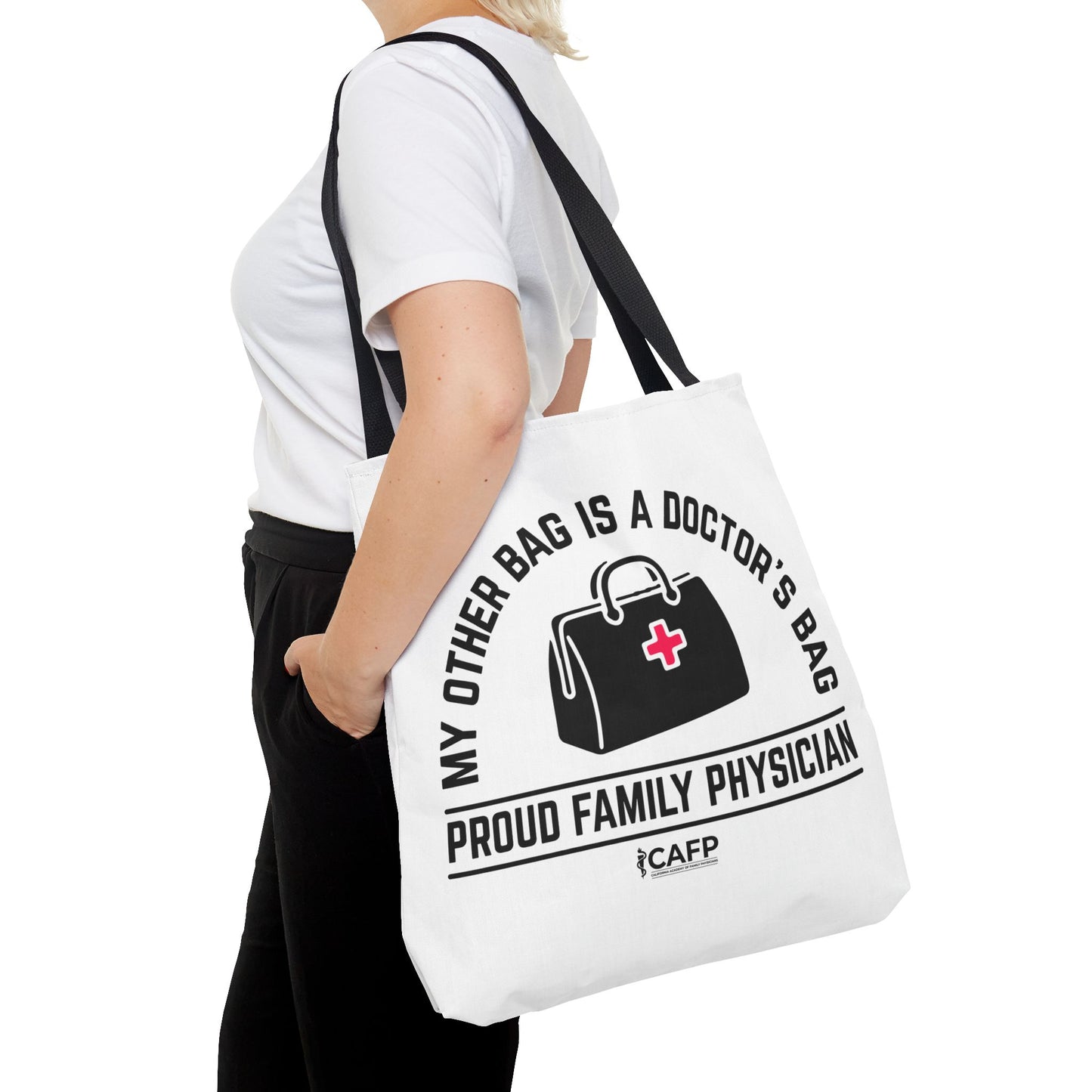 Proud Family Physician Tote Bag – “My Other Bag Is A Doctor’s Bag” Medical Doctor Tote