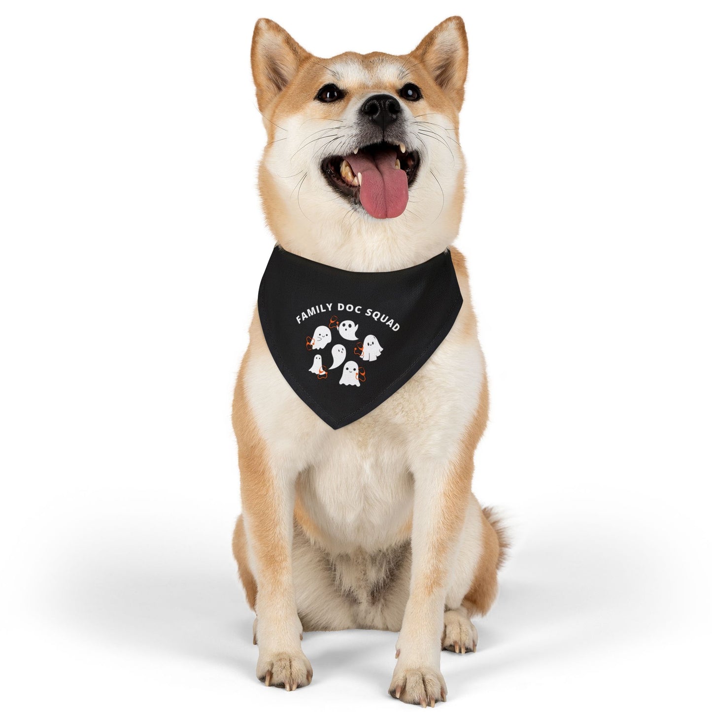 Ghostly Squad Pet Bandana