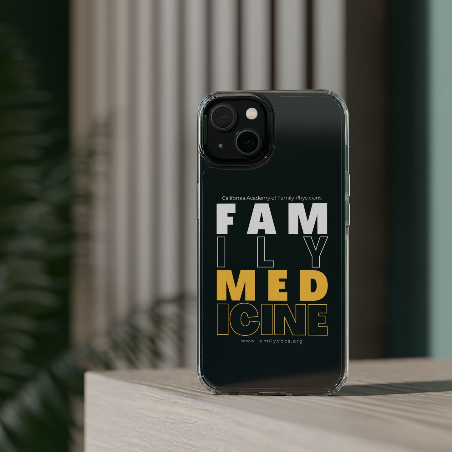 Family Medicine Clear iPhone Case