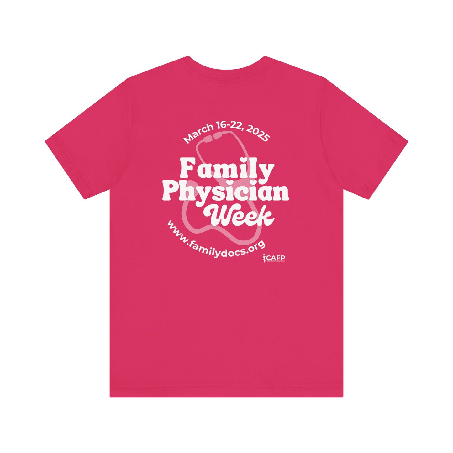 Family Physician Week Unisex Jersey Tee - Celebrating Healthcare Heroes