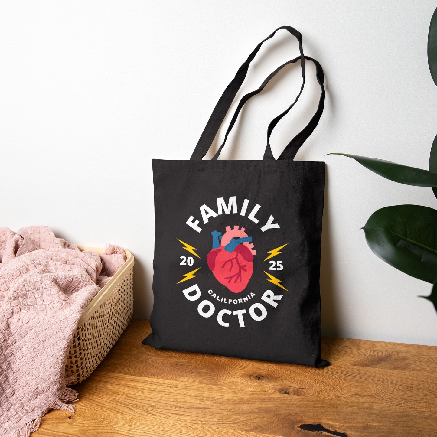 Family Doctor Cotton Canvas Tote Bag