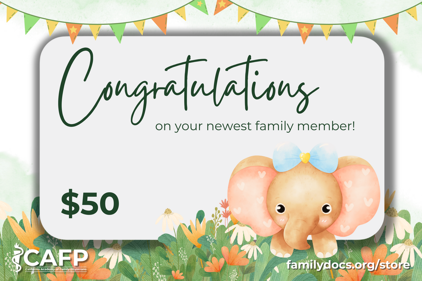 Congrats on the New Baby! gift card