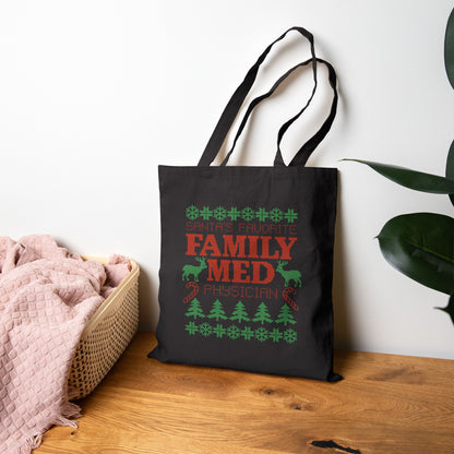 Festive Family Medicine Tote Bag