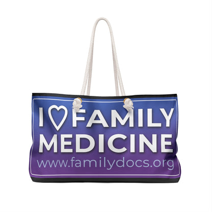 I ♥︎ Family Medicine Weekender Bag