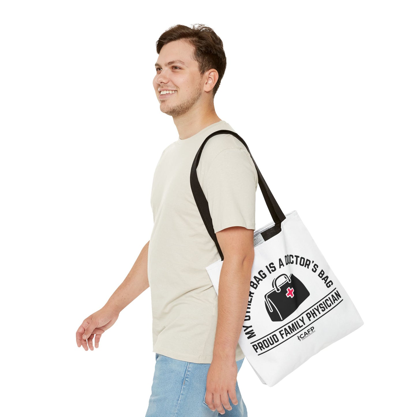 Proud Family Physician Tote Bag – “My Other Bag Is A Doctor’s Bag” Medical Doctor Tote