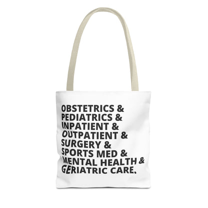 Family Docs Do It All Tote Bag