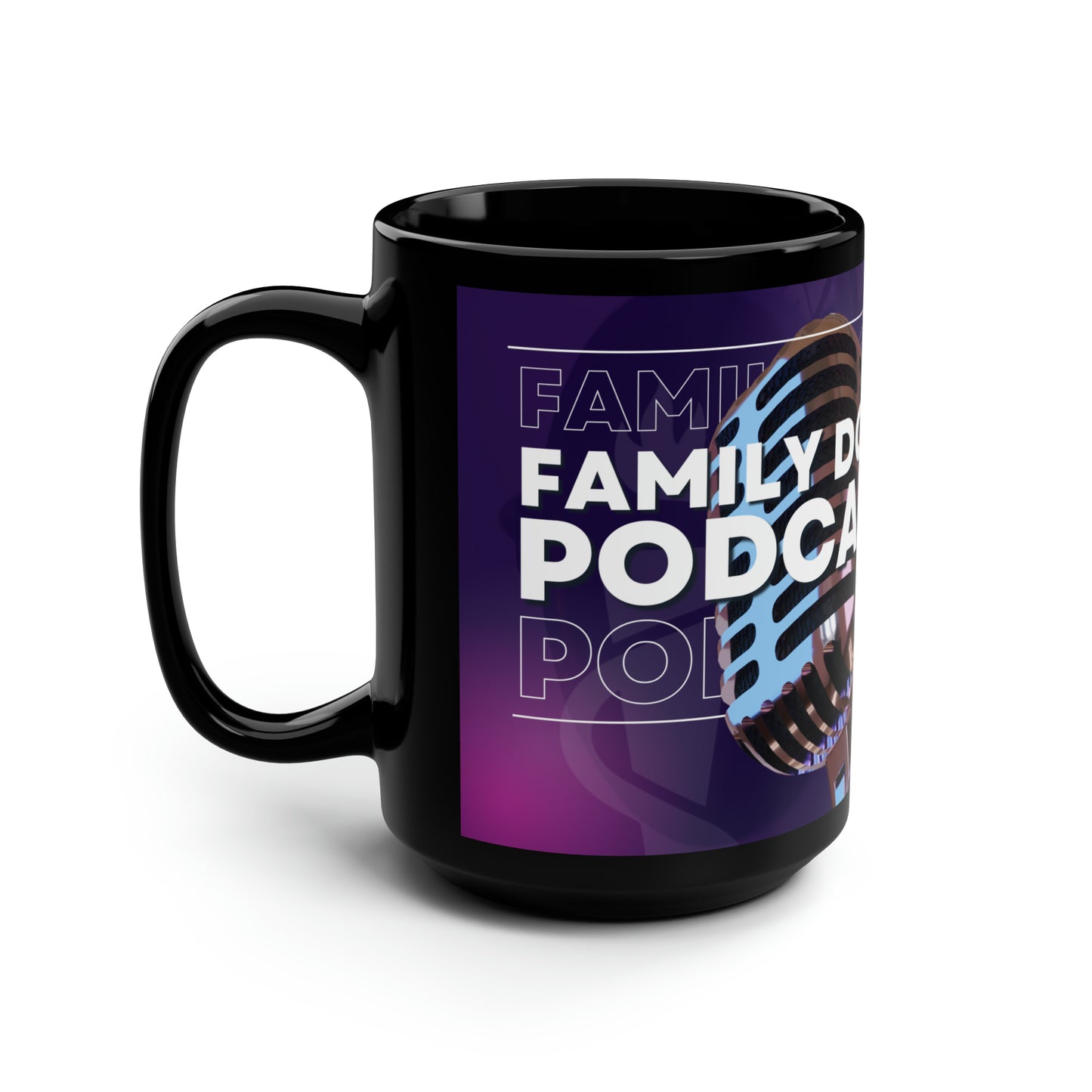 Family Docs Podcast Mug, 15oz