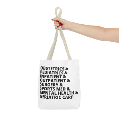 Family Docs Do It All Tote Bag
