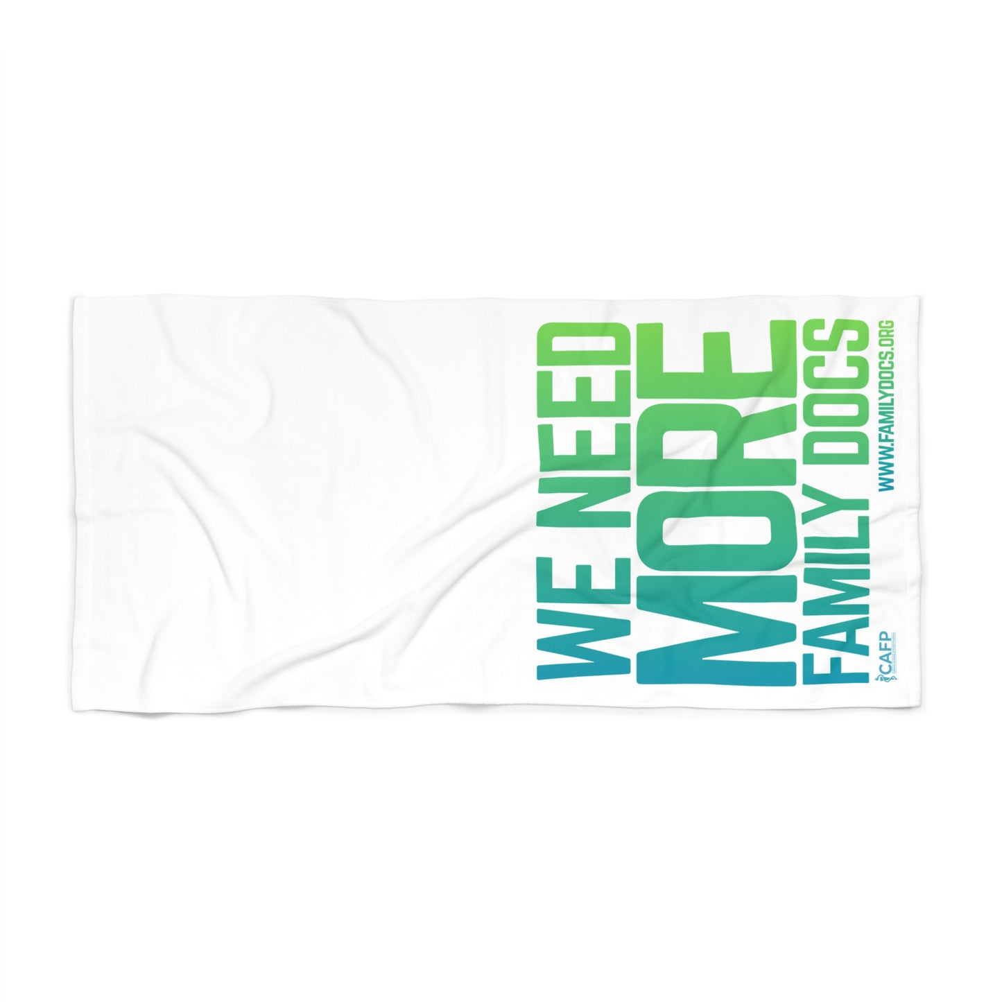 We Need More Family Docs Beach Towel