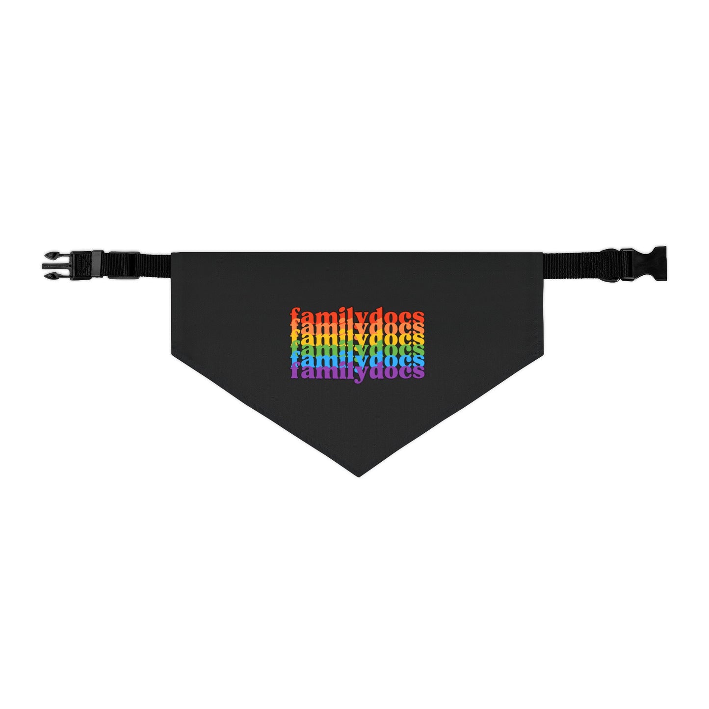 Family Docs Rainbow Pet Bandana