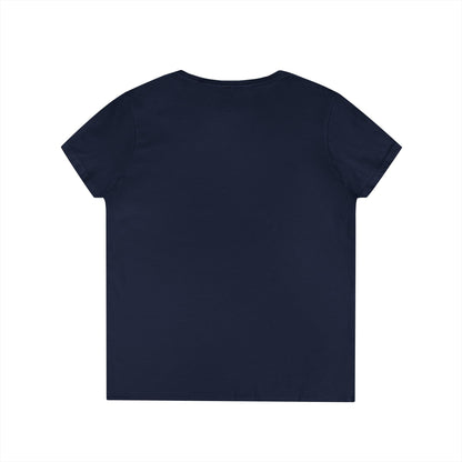 Colorful Family Docs  Women's V-Neck T-Shirt