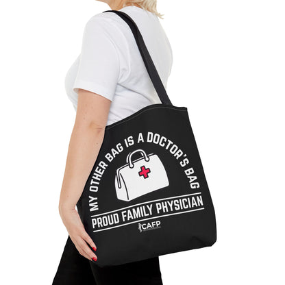 Proud Family Physician Tote Bag – “My Other Bag Is A Doctor’s Bag” Medical Doctor Tote