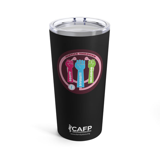 Justice through Equity, Diversity, and Inclusion Tumbler 20oz