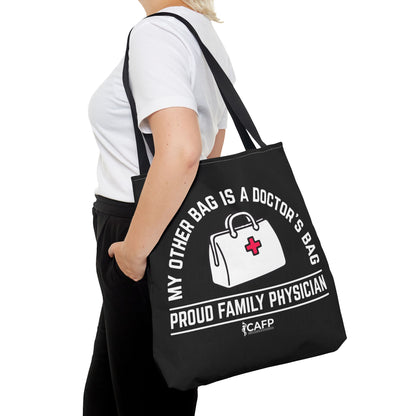 Proud Family Physician Tote Bag – “My Other Bag Is A Doctor’s Bag” Medical Doctor Tote