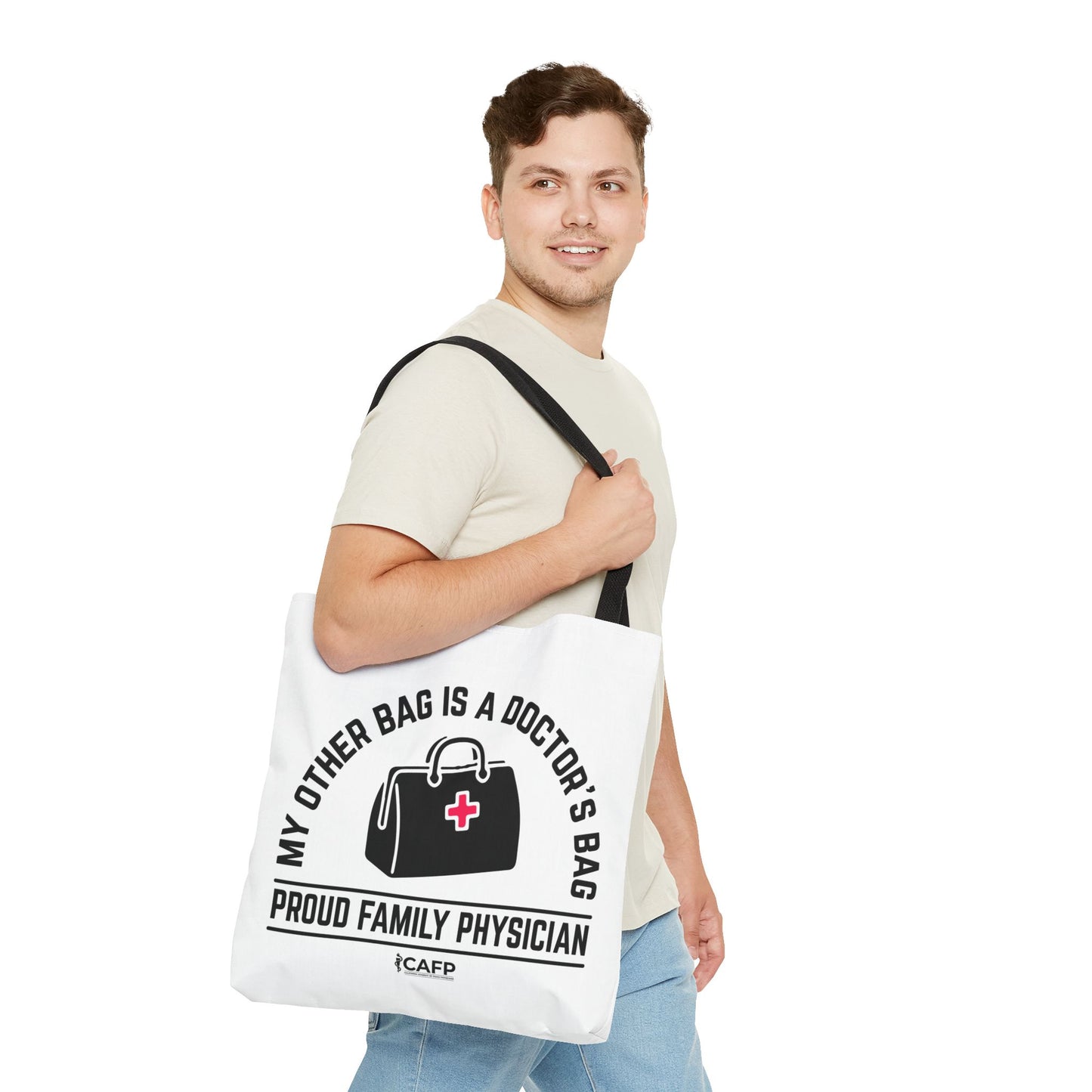 Proud Family Physician Tote Bag – “My Other Bag Is A Doctor’s Bag” Medical Doctor Tote