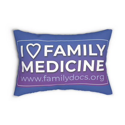 I ♥︎ Family Medicine Lumbar Pillow