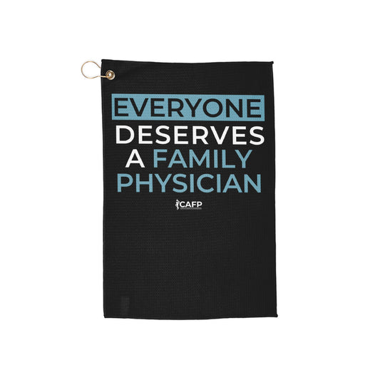 Everyone Deserves a Family Physician Golf Towel