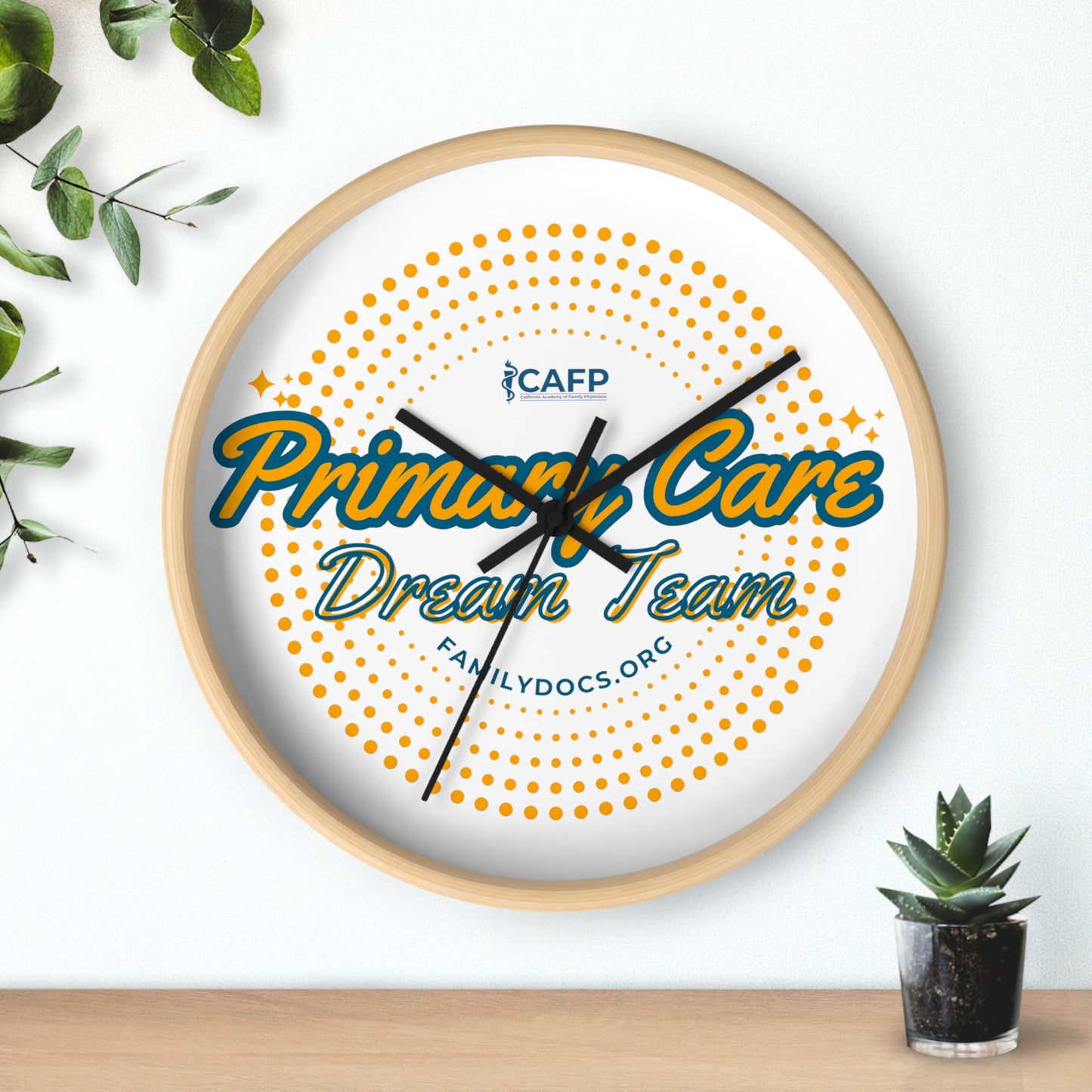 Primary Care Dream Team Wall Clock