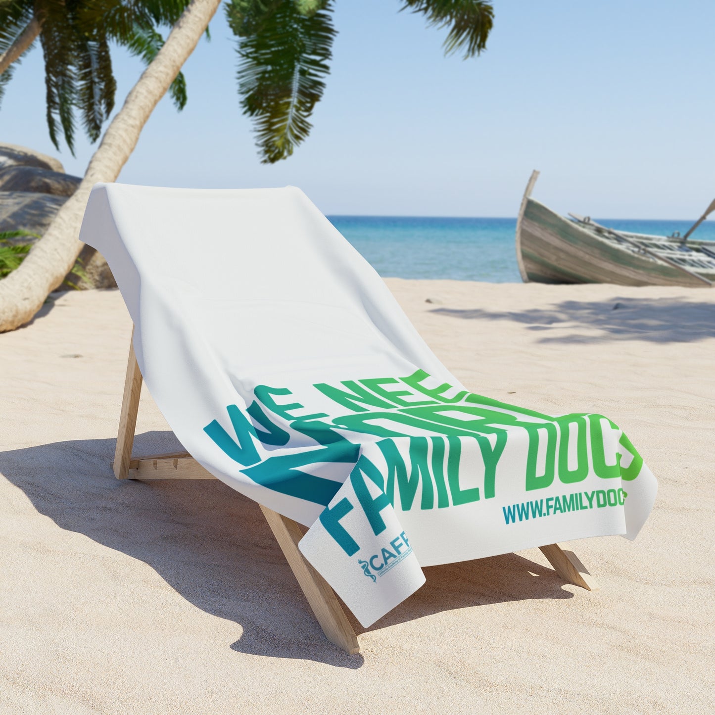 We Need More Family Docs Beach Towel