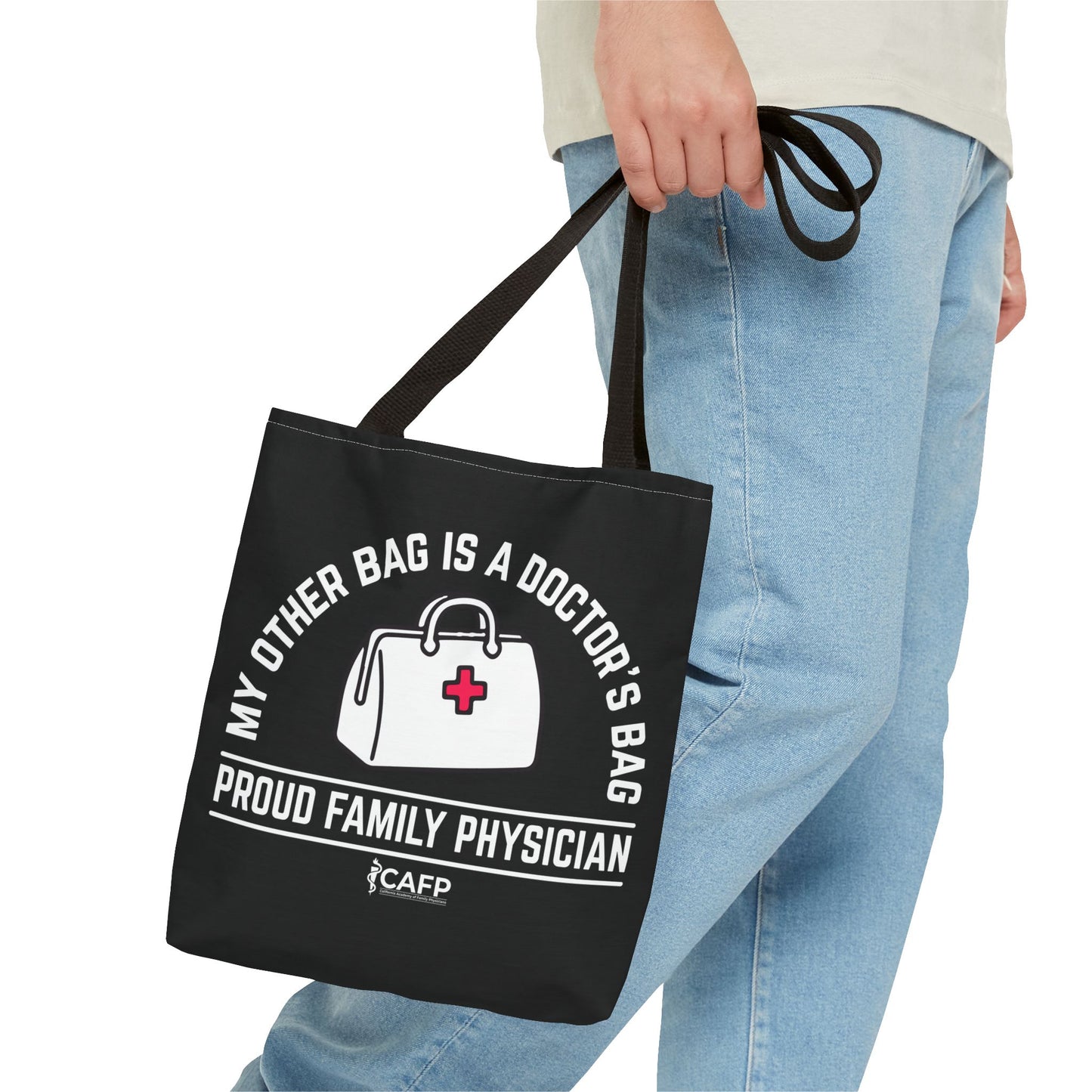 Proud Family Physician Tote Bag – “My Other Bag Is A Doctor’s Bag” Medical Doctor Tote