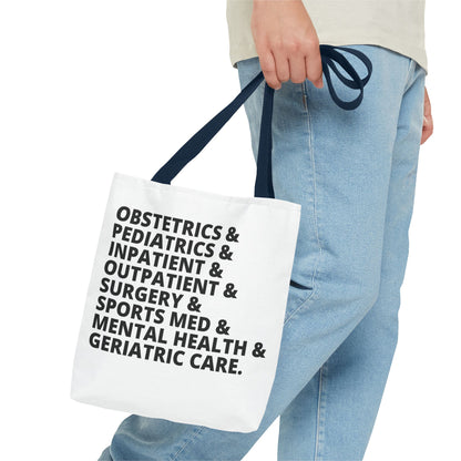 Family Docs Do It All Tote Bag