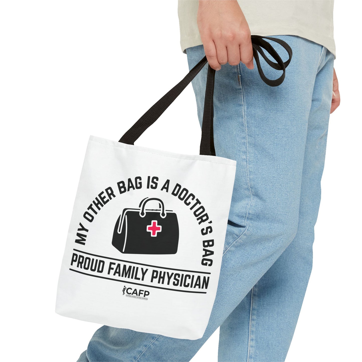 Proud Family Physician Tote Bag – “My Other Bag Is A Doctor’s Bag” Medical Doctor Tote