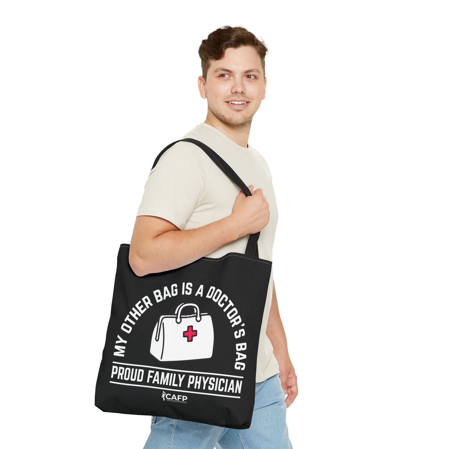 Proud Family Physician Tote Bag – “My Other Bag Is A Doctor’s Bag” Medical Doctor Tote