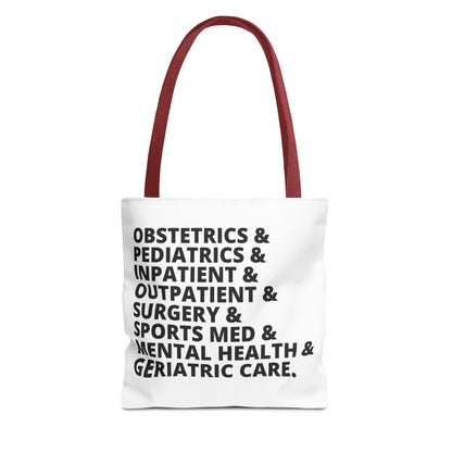 Family Docs Do It All Tote Bag