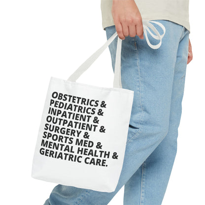 Family Docs Do It All Tote Bag