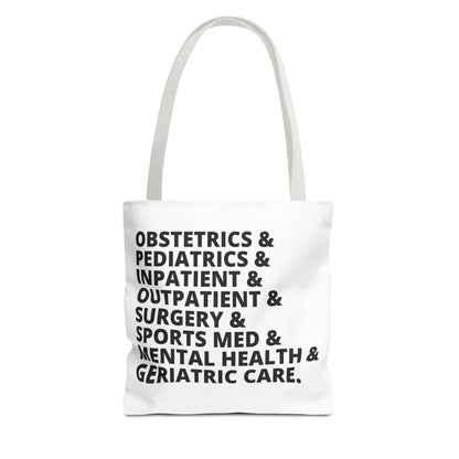 Family Docs Do It All Tote Bag
