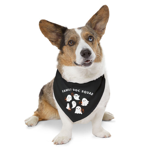 Ghostly Squad Pet Bandana