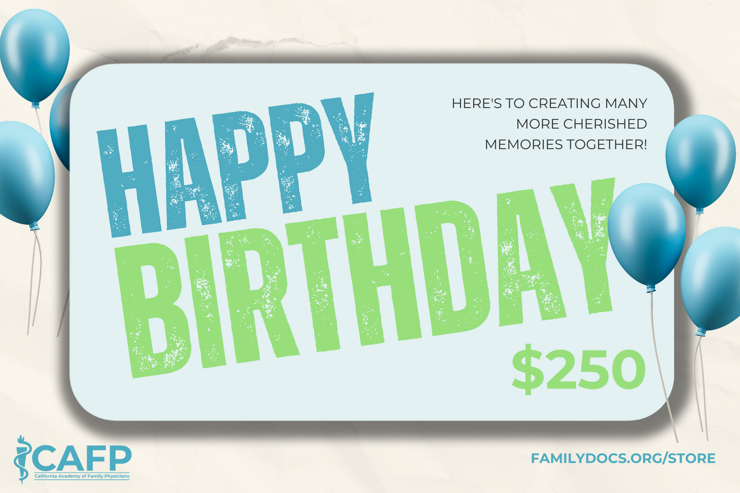 Happy Birthday! gift card