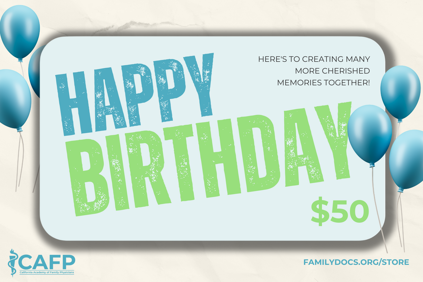 Happy Birthday! gift card