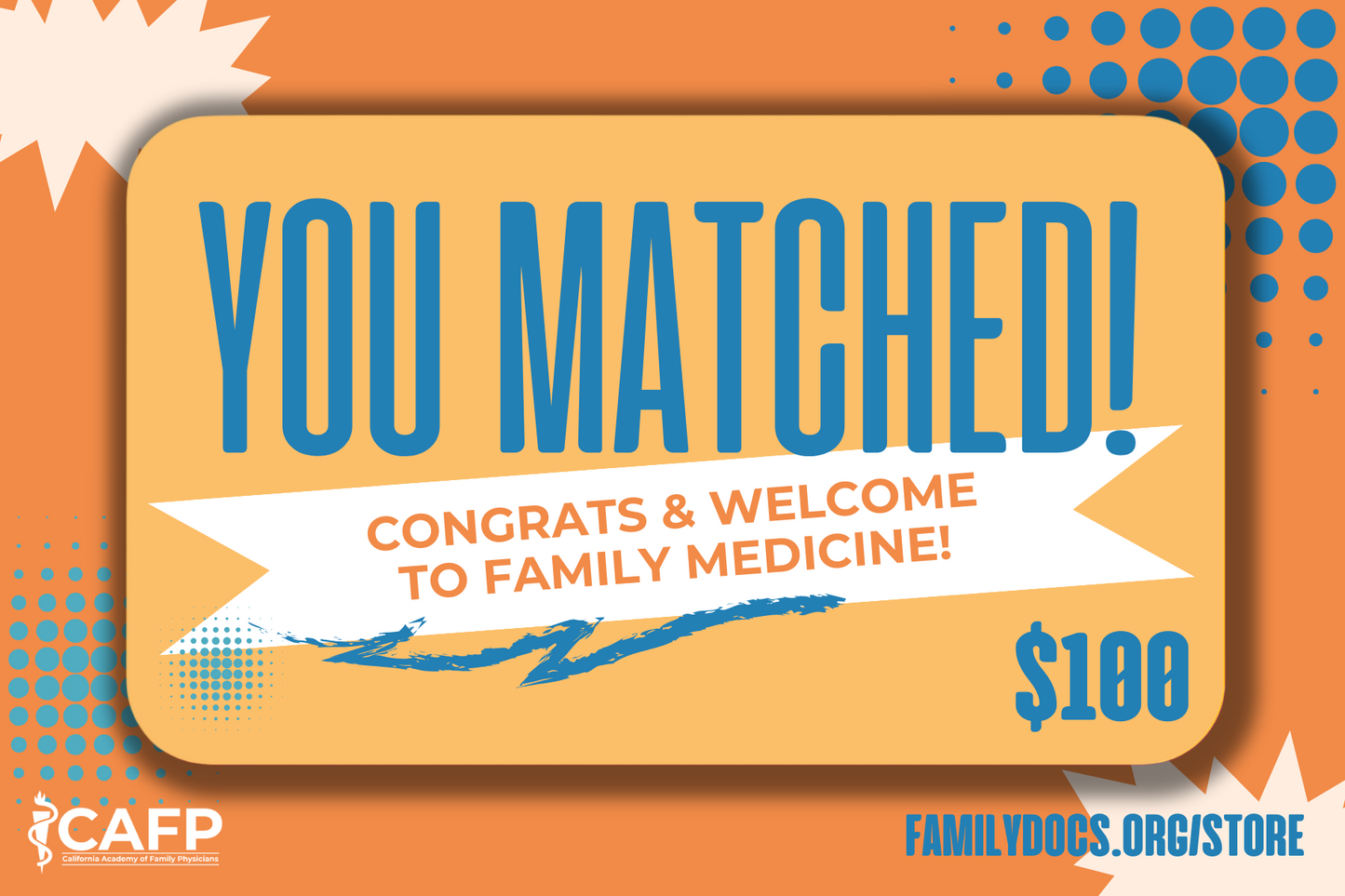 You Matched! gift card