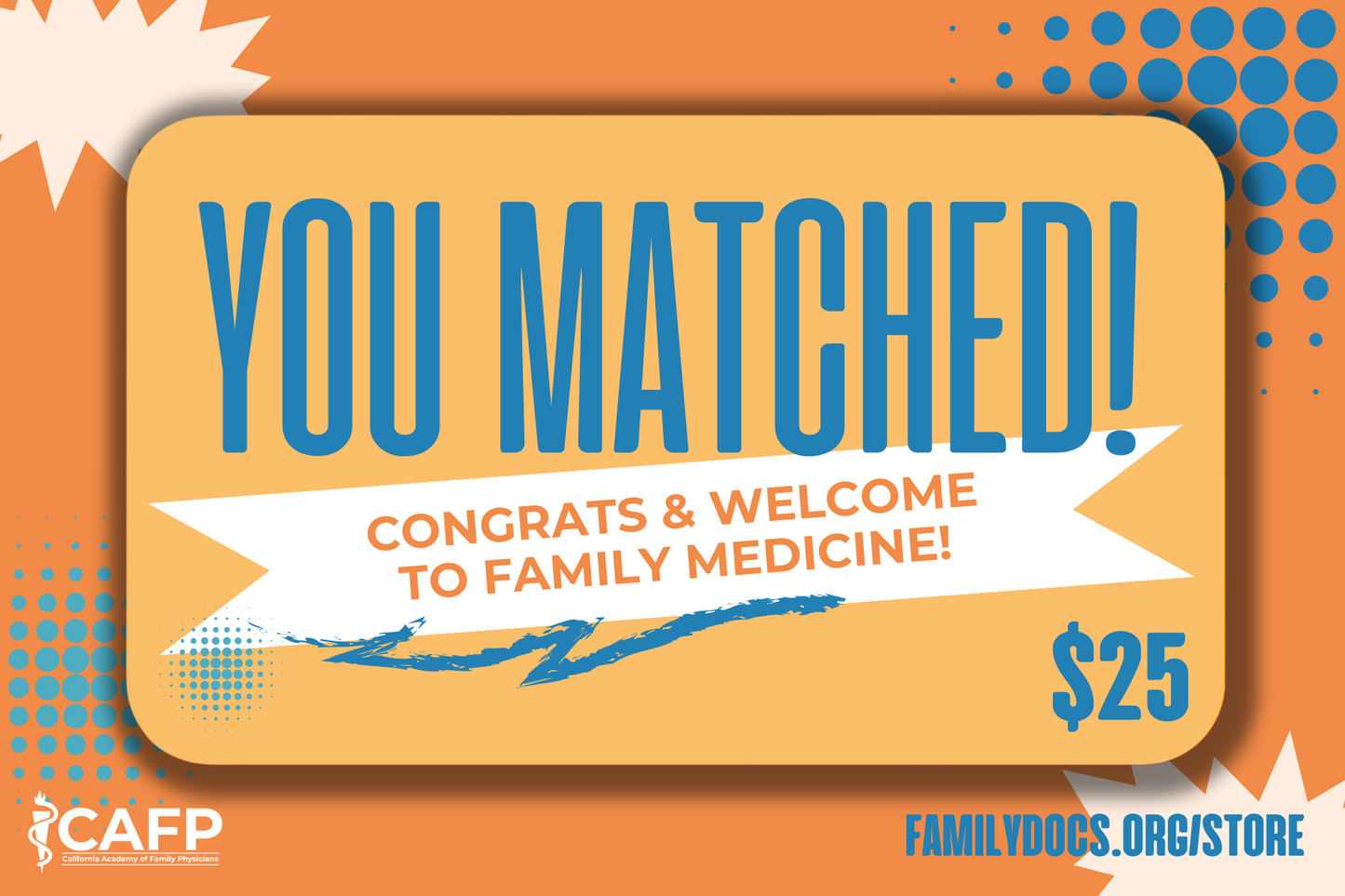 You Matched! gift card
