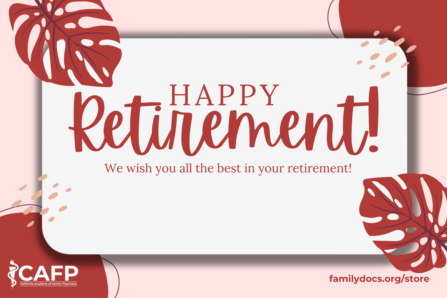 Happy Retirement! gift card